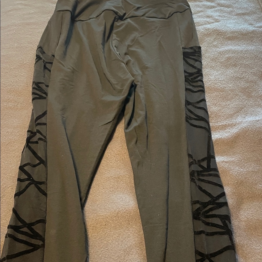SHEIN Black and Gray Leggings